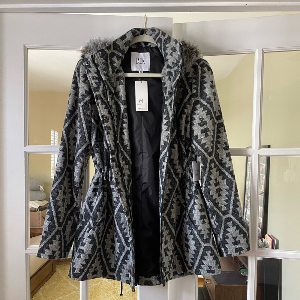 Aztec print jacket